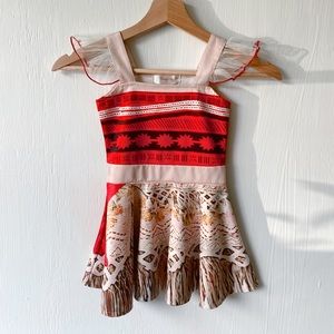 Moana Flutter Sleeve Princess Dress